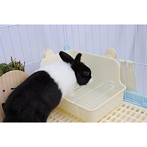 RUBYHOME Potty Trainer Corner Litter Box Pet Pan Bedding Small Animal, Rabbit Hamster Guinea Pig Ferret Gerbil Chinchilla - Thumbnail 5