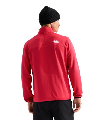 Image of THE NORTH FACE Men's Crest Full Zip Jacket | Water Repellent Fleece Coat, Double Layer Stand Collar & Zip Hand Pockets