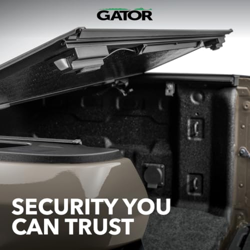 Image of Gator FX Hard Quad-Fold Truck Bed Tonneau Cover | 8828203 | Fits 2002 - 2025 Dodge Ram w /o RamBox 6' 4 inch Bed (76.3 inch)