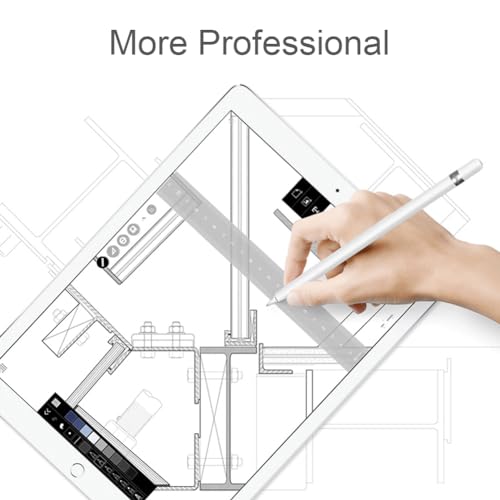 Image of SIXFU Replacement Tips for Apple Pencil, Mix Precise Control Tips Set for Apple Pencil 2nd Generation / 1st Gen /USB C Apple Pen Nibs(6 Pack)