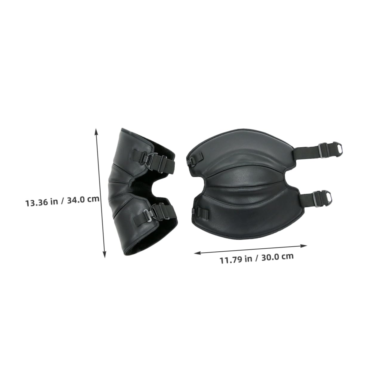 Unomor Long-lasting Protection Windproof Warm Knee Pads for Bikers Skaters Motorcyclists