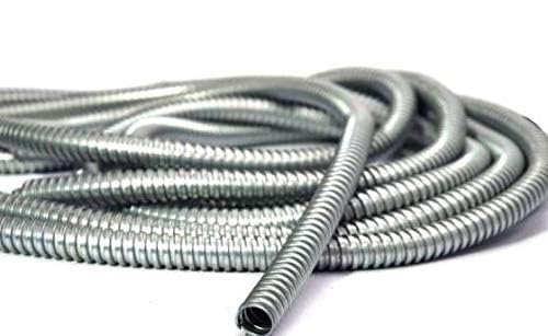 See full amazon price history chart for ENX™ GI Flexible Electrical Conduit Pipe to Safeguard Wires & Cables Silver Galvanized Steel (19MM 10 MTR) ENX™ GI Flexible Electrical Conduit Pipe to Safeguard Wires & Cables Silver Galvanized Steel (19MM 10 MTR) (B0DH2QJLTK) Amazon Price History, Amazon Price Tracker