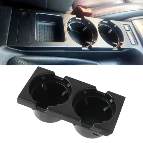 Porte-gobelets de voiture compatible référence 51168217953 plastique noir - 5