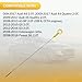 VerRich Car Engine Oil Dipstick Replacement OEM#06H-115-611E Fit for Audi A4 A5 2009-2017 Quattro 2011-2015 Q5 2012-16 Q3 |with 2.0T Car Engine Oil Fluid Dipstick Replacement 06J115611F