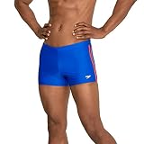 Speedo Herren Badeanzug Square Leg Splice Badehose, Blue, Medium