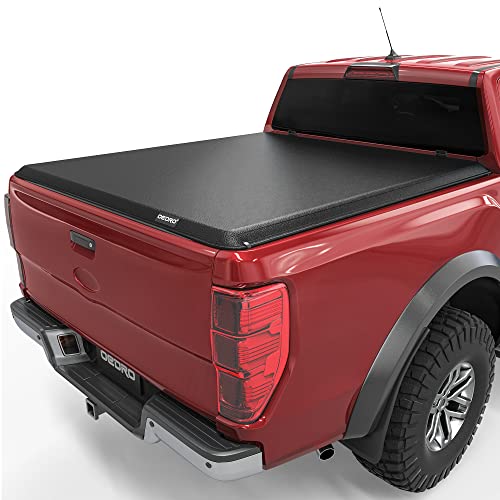 oEdRo Soft Roll Up Truck Bed Tonneau Cover Compatible with 1999-2022 Ford F250 F350 F-250 F-350 Superduty, Styleside 6.8 ft Bed