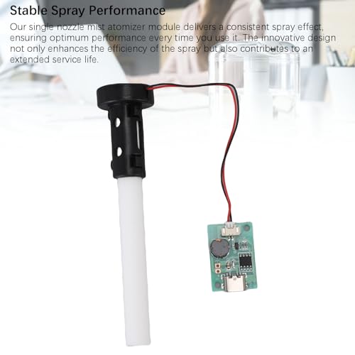 CHEOTIME 5-teiliges USB-Multifunktions-Luftbefeuchter-Nebelmodul, Ultraschall-Zerstäubung, für Industrie, Fahrzeuge, Zuhause, Landschafts-Topfpflanzen, Heimwerkerhandwerk