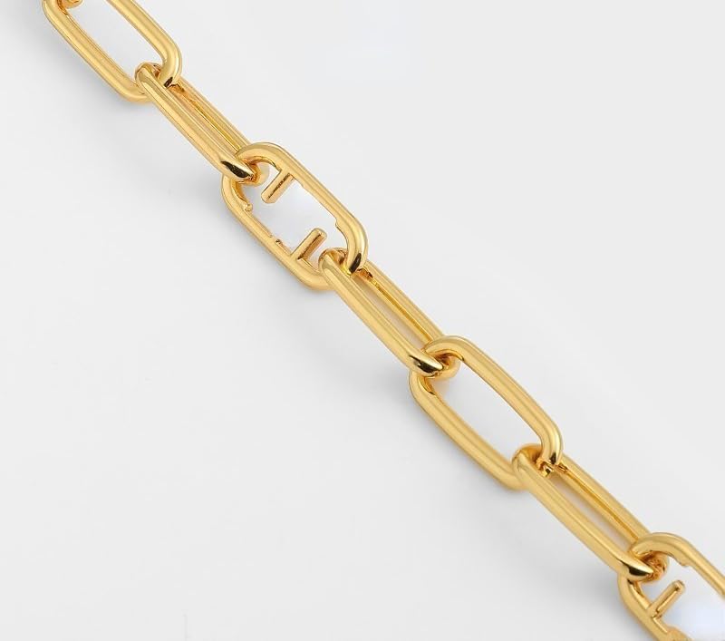 LATEAU Cadenas de Metal,Cadena de Bolsa Cadena for Bolso Correa for Hombro Gancho de Metal Cadena Bolsa Correa Accesorios(110CM)