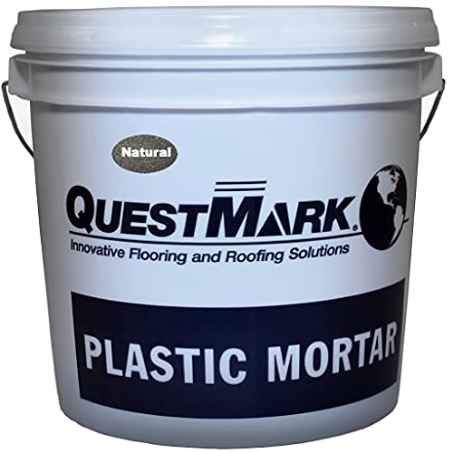 QuestMark 2110 Parche de piso de hormigón epoxi de alto tráfico y resurfacer de alto impacto y resistente a la abrasión (2 galones, natural, 1)