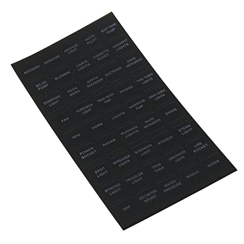 ZZHXSM Marine Switch Name Decal