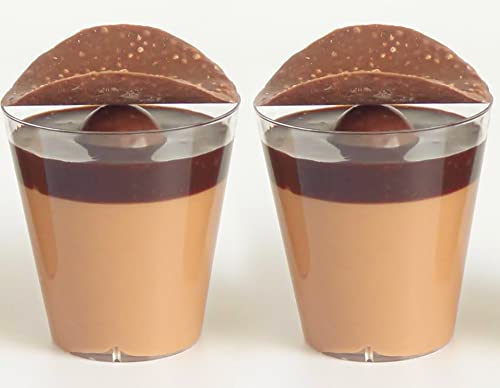 Lakesstory 2Oz Plastic Shot Glasses Pack Of 50 Crystal Clear Disposable Plastic Shot Cups Tasting Glasses Mini Dessert Cups 2 Oz Appetizer Cups Degustation Glasses Recyclable Tumbler Drinking Glasses #TOP4