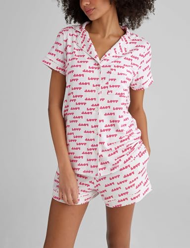 Tommy John Women's Short Sleeve Sleep Top and Short Set2