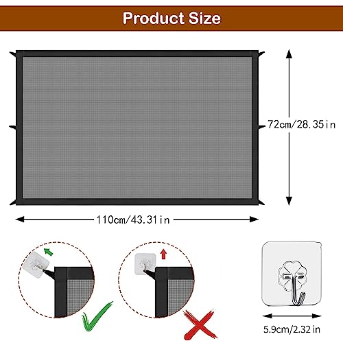 Agvincy Baby Gate For Stairs, Portable Mesh Dog Gates For The House Easy Install Anywhere, 44''X29'' Dog Gates For Doorways Providing A Safe Enclosure For Pets And Baby To Play And Rest #TOP1