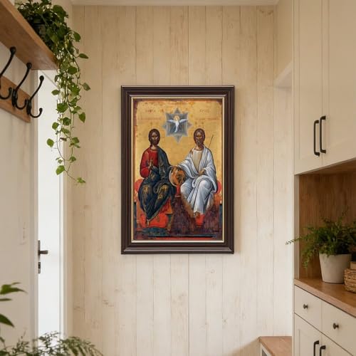 Sainte Trinité de Damaskenos tableau toile décoration murale chrétienne