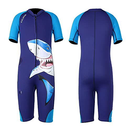 2mm Neoprene Wetsuit for Youth Boys and Girls - Goldfin Kids Toddler Shorty