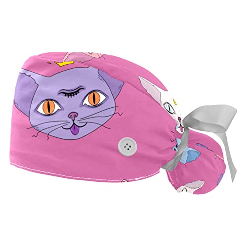 Chapeaux de travail chats JDEZ anti-transpiration pour retenir les cheveux longs