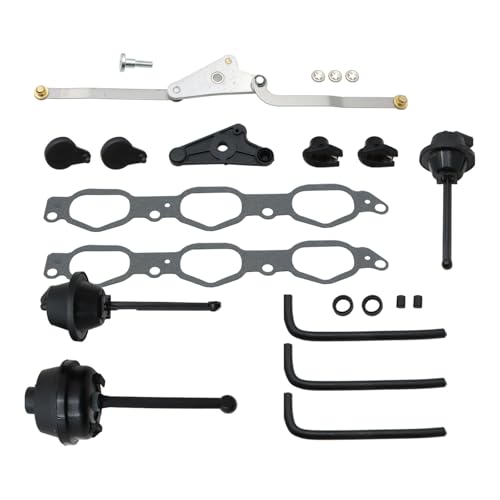SecosAutoparts Intake Manifold Air Flap Runner&metal Arms Bearing Repair Kit Compatible with Mercedes Benz C300 C350 GLK350 R350 SLK350 2006-2011# 2721402001 2721402201 2721402101