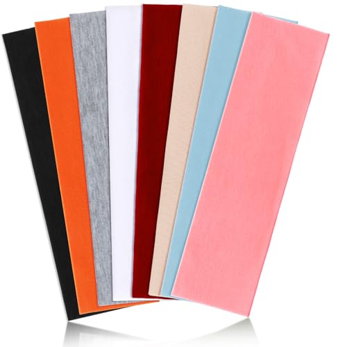 DRESHOW 6cm Wide Headband for Women Men Stretchy Head Band Gym Exercise Yoga Headbands for Women's Hair