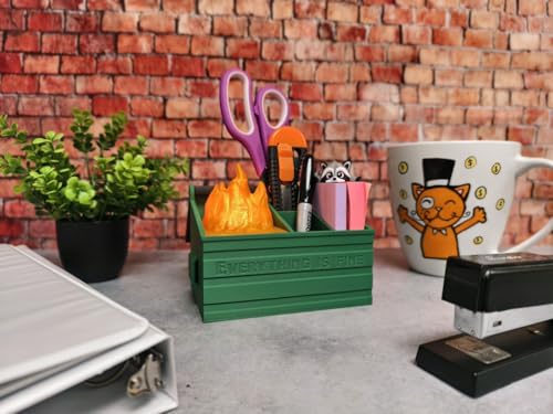 Porte-crayon raton laveur LED USB MunnyGrubbers pour bureau