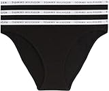 Tommy Hilfiger Damen Slips Unterwäsche, Schwarz (Black/Black/Black), S
