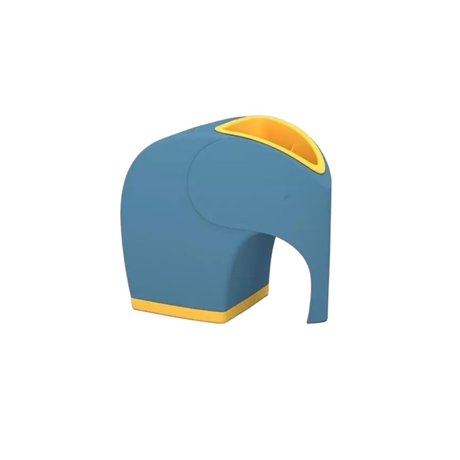 Boîte à mouchoirs éléphant bleu pour égayer votre table basse de salon et meuble de salle de bain