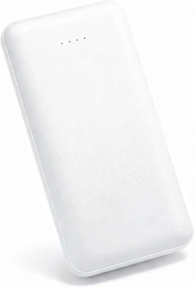 Power Bank Carregador Portátil Universal 10000mAh com Cabos Integrados USB-A, USB-C (Type-C), Micro-USB e USB-Light Carregamento Rápido Bateria Externa Compacta para Celular Android iOS