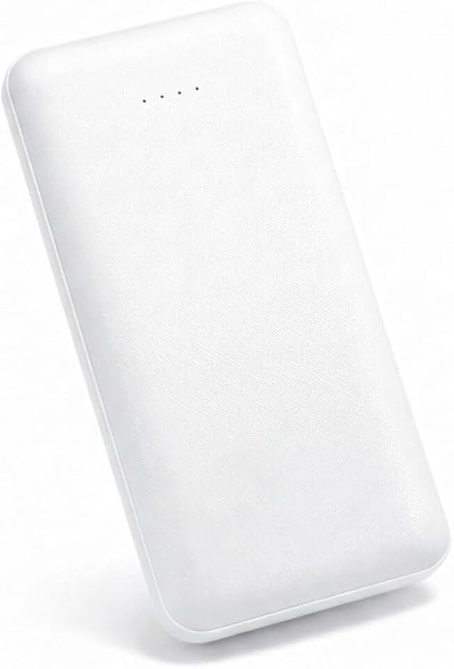 Power Bank Carregador Portátil Universal 10000mAh com Cabos Integrados USB-A, USB-C (Type-C), Micro-USB e USB-Light Carregamento Rápido Bateria Externa Compacta para Celular Android iOS