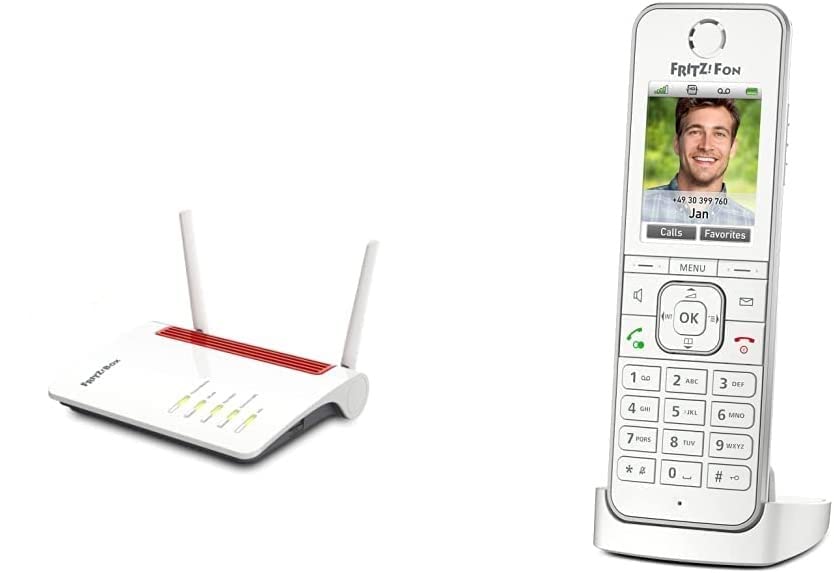 Fritzbox Per Connessione Mobile E Fibra Voip Base Dect FRITZ!Box 6850 ...