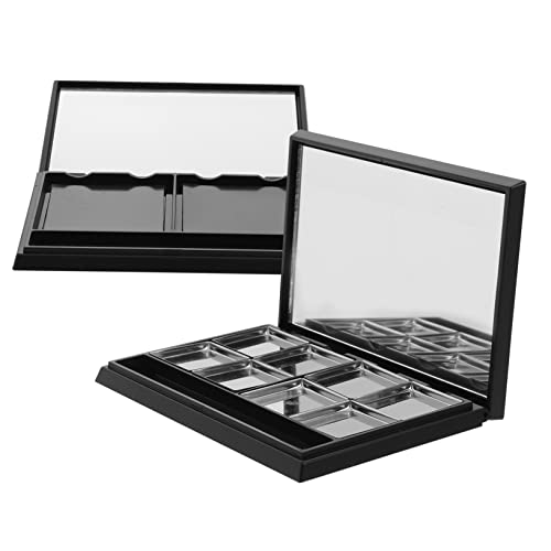 Mikinona 1 Juego paleta de sombras de ojos de bricolaje almacenaje maquillaje almacenamiento maquillaje paletas de sombras de ojos para mujeres mate placa secundaria de sombra de ojos como