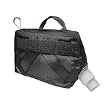Kurgo Dog Hydration Flask, Detachable Molle Compatiable Water Pouch, Attachable Pouch for Dog Molle Harness, Service Dog Harness Attachment, RSG (Black)