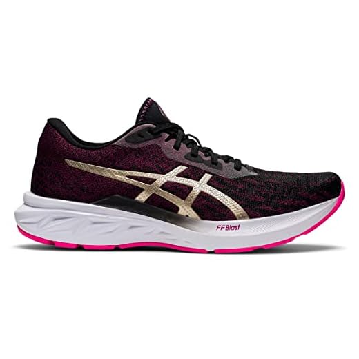 ASICS Tênis de Corrida DYNABLAST 2 Masculino, Preto/champanhe, 5