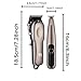 VCM Hair Clippers and Paw Trimmer for Pets Cordless Quiet Grooming Kit 2 in 1 for Cats Dogs Thick Hair Animals Horse Low Noise
