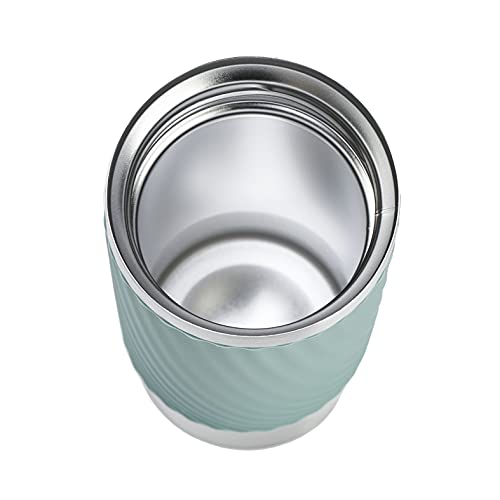EMSA N2011700 Travel Mug, Easy Twist Thermobeker, 360ml, Petrol, koude dranken blijven tot 8 uur koud, warme dranken tot 4 uur warm, groen, 1 stuk - Image 7