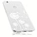 Produktbild mumbi Hülle kompatibel mit Huawei P8 Lite 2017 Handy Case Handyhülle mit Motiv Pusteblume, transparent