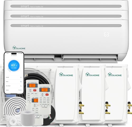 YITAHOME 36000 BTU Mini Split AC/Heating System 17.5 SEER2