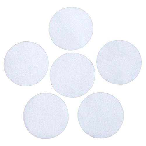 This Season's Colors White Adhesive Felt Circles: Variety of Sizes: 2”, 3”, 4” or 5