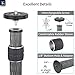 INNOREL ER362C Universal 10 Layers Carbon Fiber Tripod Center Column Extension Pole Extender - Two-Section Mid-Column Rod for Monopod DSLR Camera 36mm Big Tube