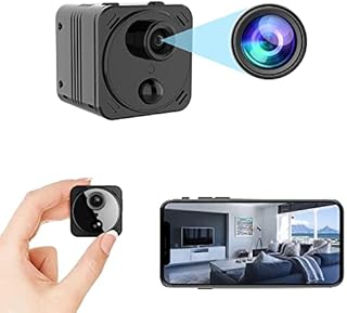 Mini Spy Camera Hidden WiFi 4K Wireless Indoor Small Nanny IP Cam Home Security Secret Tiny Surveillance Cameras with Phone App Night Vision AI Human Detection 100 Days Standby Battery Life