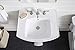 Kohler Kelston Pedestal Bathroom Sink With 8-in Centerset Faucet Holes