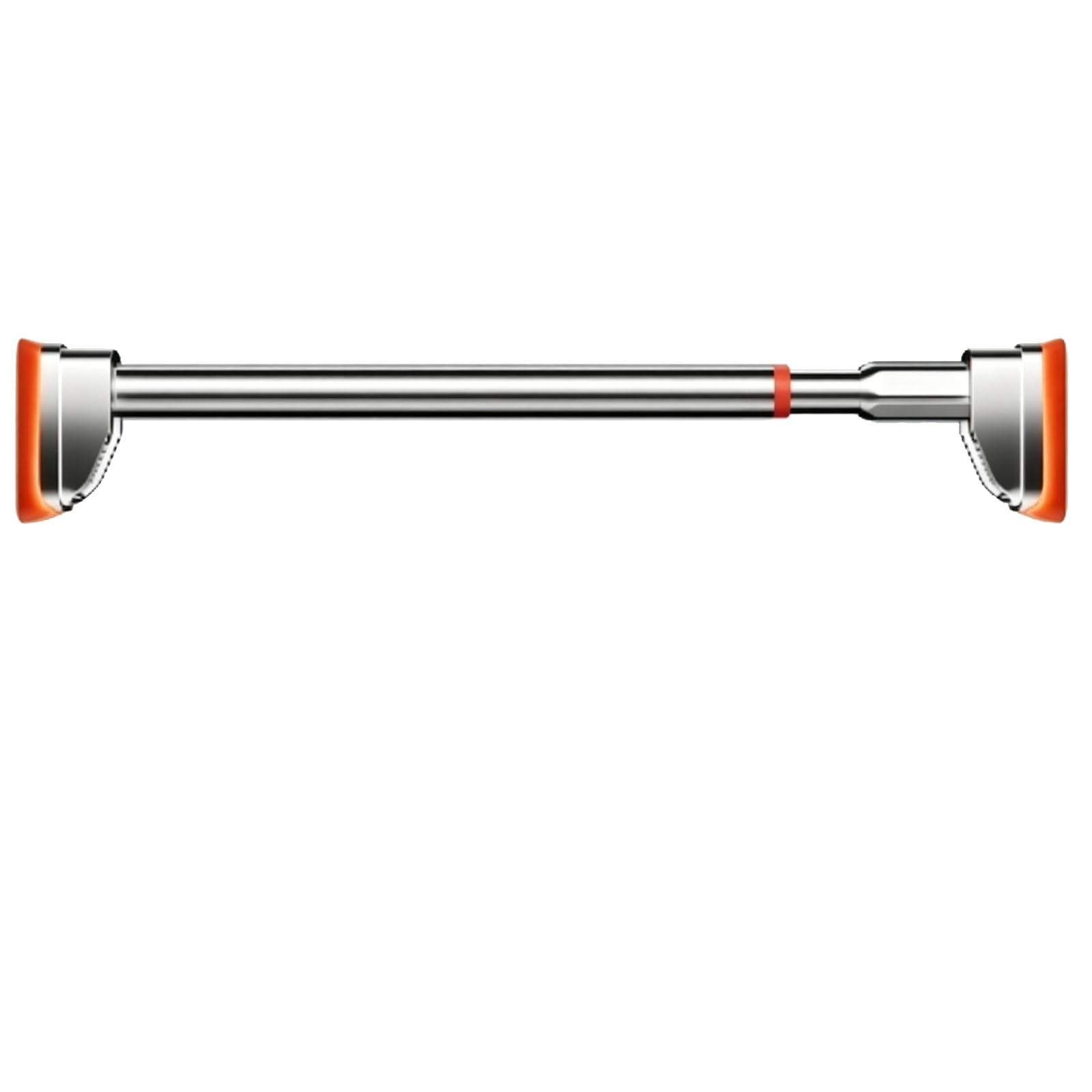 Adjustable Shower Curtain Tension Rod, Tension Curtain Rods No Drill, Anti-Slip, Suitable for Bathrooms, Bedrooms, Curtains(Silver,210-300cm/83-118in)