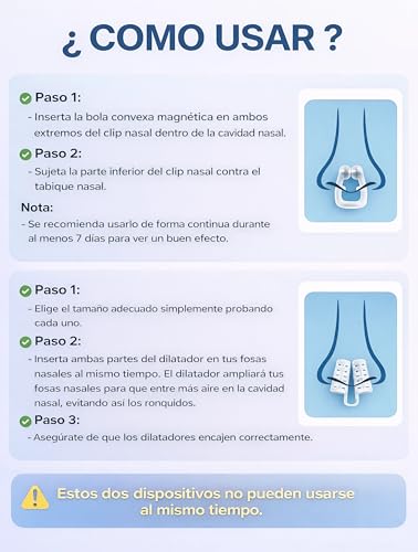 Miniatura 6 de Pack Antirronquidos Con Dilatadores Nasales De Silicona 10 Unidades Mejora La Respiración Nasal Reduce Ronquidos Reutilizables Y Comodos Para Dormir Anti Snoring Devices