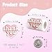 240 Pcs Pink Heart Thank You Stickers Adhesive Label Roll for Small Business Envelope Sealing Wedding Baby Shower, 2.4 in