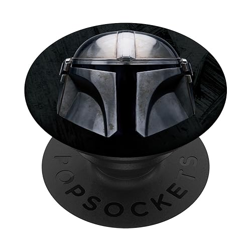 Star Wars The Mandalorian Bounty Hunter Metal Helmet PopSockets Adhesive PopGrip