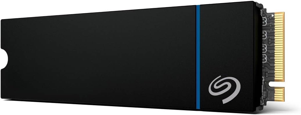 Seagate Game Drive M.2 SSD for PS5 4TB Internal Solid State Drive - PCIe Gen4 NVMe 1.4, Up to 7250MB/s with Heatsink (ZP4000GP3A4001)
