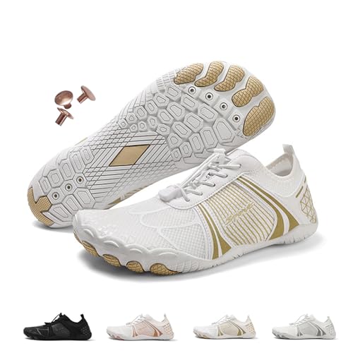 LEVDRO Grounding Shoes with Copper, Grounded Footwear for Women, Grounded Barefoot Shoes with Copper, for Women and Men Soft Comfortable (Apricot-c,WOMEN15/13MEN)