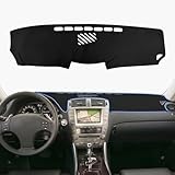 Lantiverse Leather Dash Cover Compatible with Lexus IS250 IS350 2006 2007 2008 2009 2010 2011, Dash Mat Dashboard Cover and Interior Dash Covers Accessories