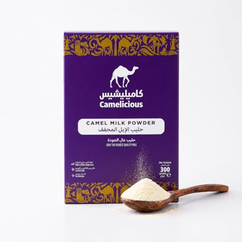 300g de leche de camello en polvo original de Dubái - GARANTÍA DEL MEJOR PRECIO - Cura de bebida - Leche de camello en polvo (300g)