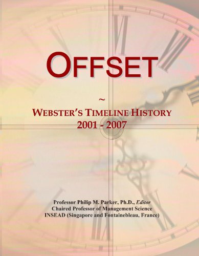 Offset: Webster's Timeline History, 2001 - 2007