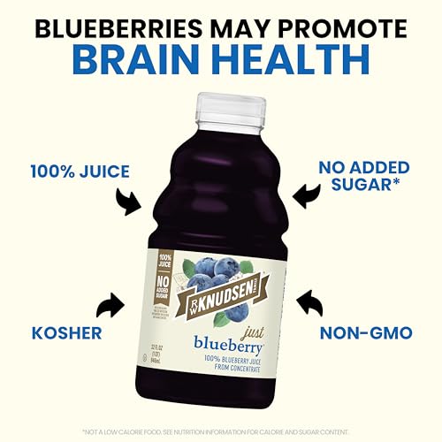 Image of R.W. Knudsen Just Blueberry Juice, 32 fl oz (Pack of 1)