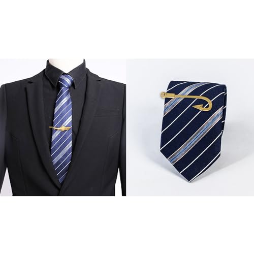 Fun Ocean Fish Tie Clip Set 4PCS Unique Personalized Shark Whale Tie Pin Business Gift for Men2